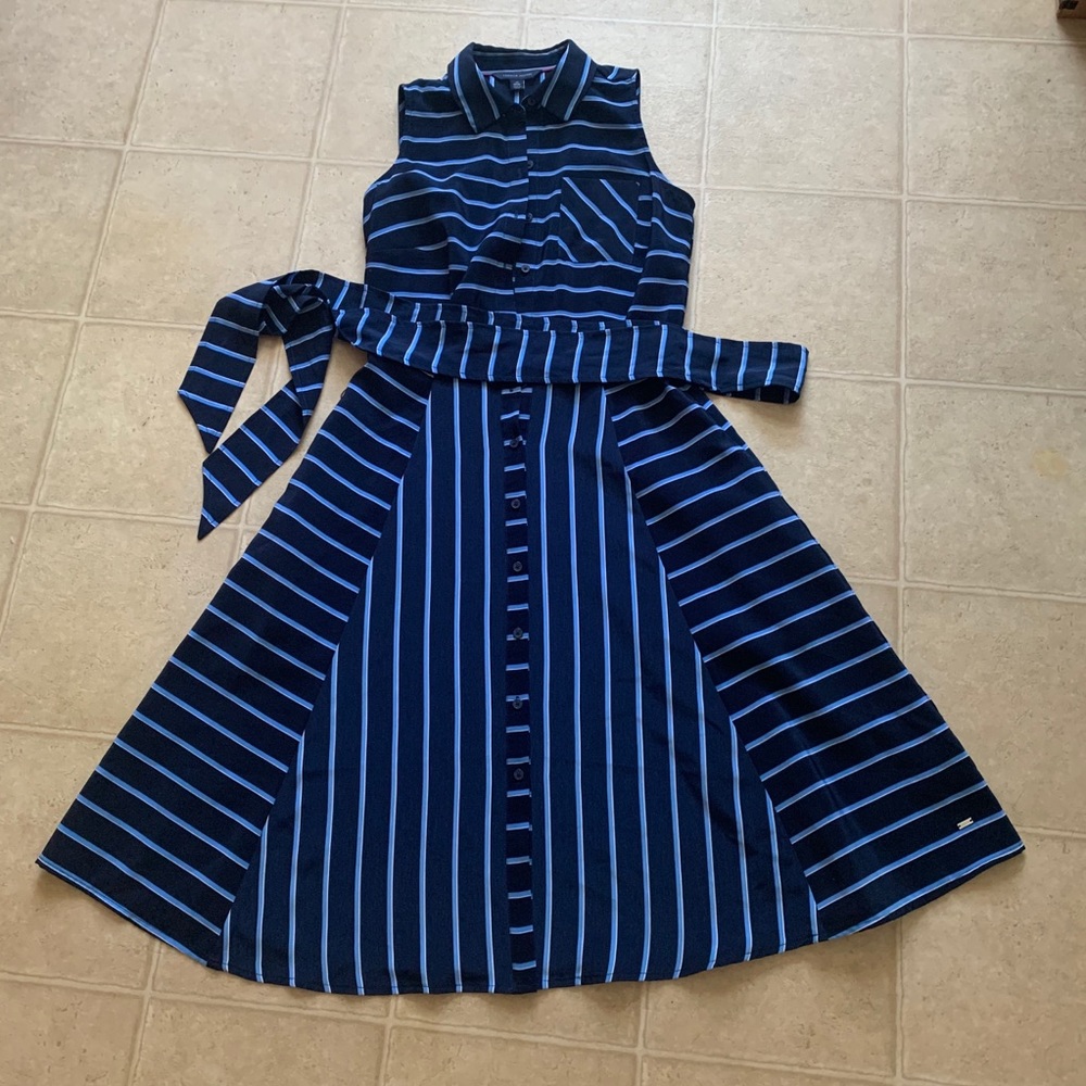 Tommy Hillfiger Dress - blue stripes